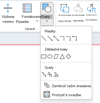 Použitie knižnice tvarov na nakreslenie tvaru