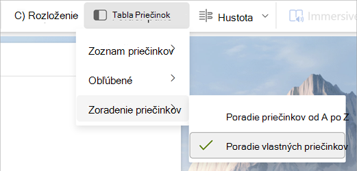 Choose Folder pane, Sort folders, Custom folder order