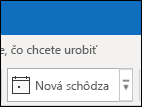 Položky ponuky Rýchle kroky