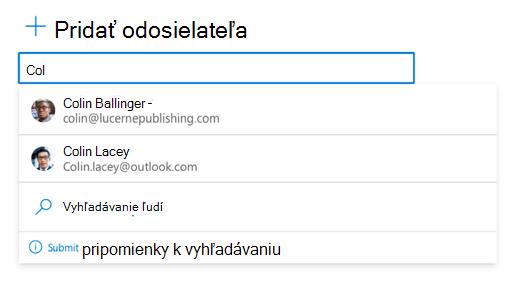 Zadajte ľubovoľnú e-mailovú adresu.