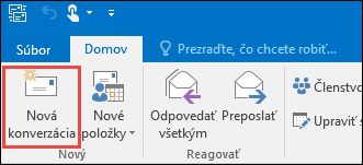 Nová skupinová konverzácia