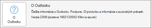 Vyberte pole Čo je Outlook.