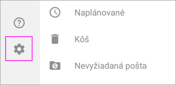 Prejsť na položku Nastavenia