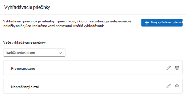 vyhľadávacie priečinky