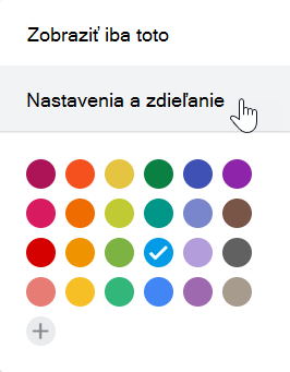 Vyberte položku Nastavenia v kalendári Google.