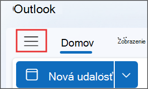 Snímka obrazovky zobrazuje, čo robiť, ak sa možnosť Pridať kalendár v outlook.com nezobrazuje