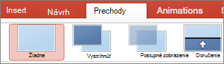 PowerPoint pre Mac Transitions