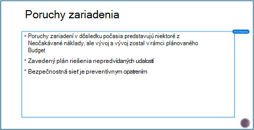 Snímka obrazovky zobrazujúca revidovanú oblasť cez obdĺžnikové pole