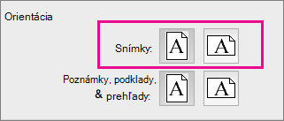 PowerPoint pre Mac Orientácia strany