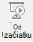 tlačidlo spustí prezentáciu od prvej snímky v prezentácii.