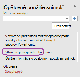 Vyhľadanie prezentácie