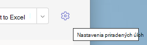 Nastavenia priradených úloh