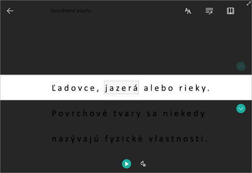 Snímka obrazovky so zvýrazneným textom.