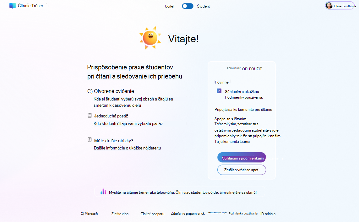 Prispôsobenie praktického cvičenia študentov v čítaní