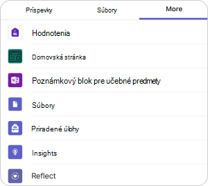 Ak chcete zhromaždiť odpovede, prejdite do aplikácie Reflect v zariadení.