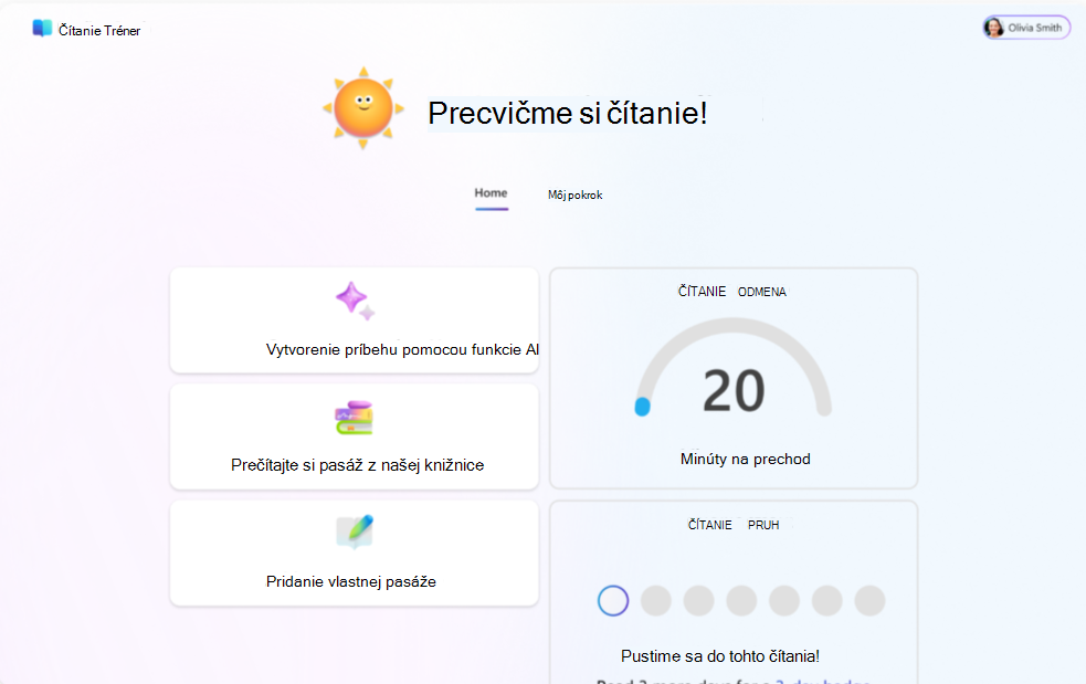 kouč čítania