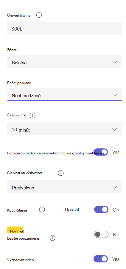 Pokrok v čítaní