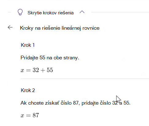 Kroky riešenia