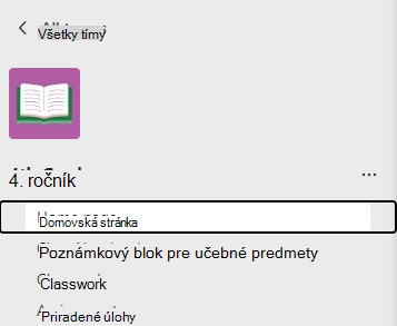 Snímka obrazovky zobrazujúca domovskú stránku.