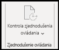 Karta zjednodušenia ovládania