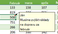 Obrázok preformátovaného komentára.