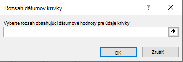 V dialógovom okne Rozsah dátumov krivky vyberte rozsah dátumov pre údaje krivky.