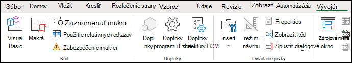 Skupina Kód na karte Vývojár