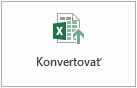 Tlačidlo konverzie