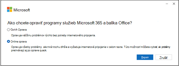 Inštalácia pomocou technológie Klikni a spusti