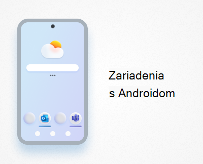 Kliknutím sem nastavte Office a e-mail v zariadeniach s Androidom