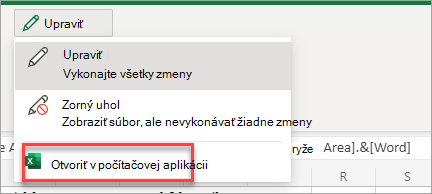 Otvorí aplikáciu na pracovnej ploche