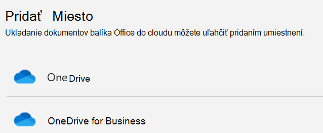 Snímka obrazovky zobrazujúca tlačidlo Pridať miesto a zoznam na pridanie miesta na stránke Uložiť ako vo Worde.