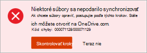 Preformulovať chybu