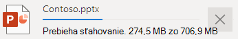 Sťahovanie súborov vo OneDrive