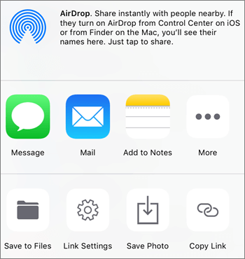 Snímka obrazovky s tlačidlom Uložiť fotografiu v aplikácii OneDrive v systéme iOS
