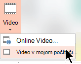 Výber videa > Video v mojom počítači
