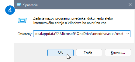 Kopírovanie snímky obrazovky v príkazovom riadku.