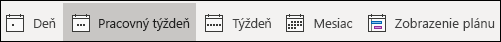 Zmena zobrazenia kalendára