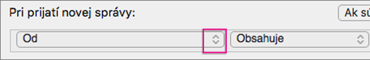 Click chevrons to open the list