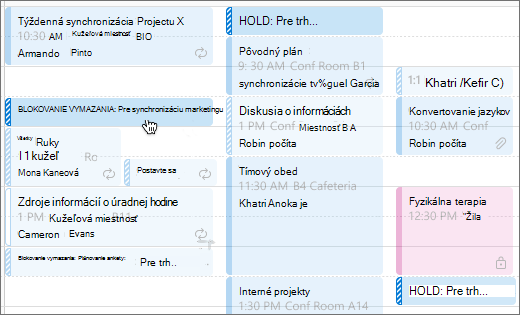 Calendar showing checks for a scheduling poll