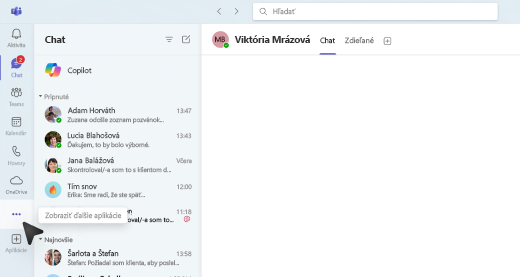 Snímka obrazovky, ako zobraziť viac aplikácií pomocou funkcie Copilot v Planneri.