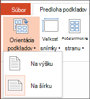 Ponuka Orientácia podkladov