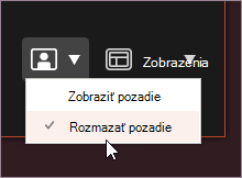 Rozmazať pozadie