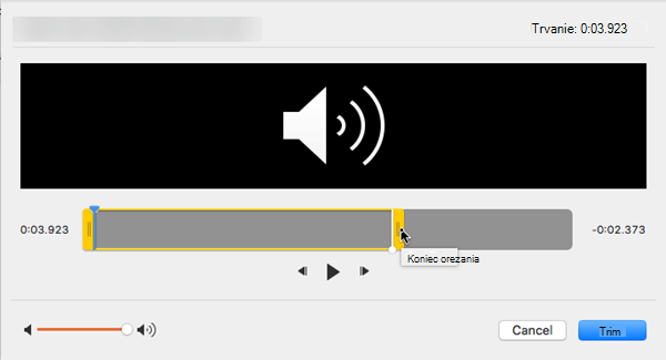 Vystrihnutie zvuku