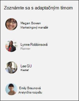 Ukážka webovej časti People.