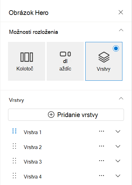 nové vrstvy