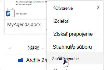 Upnpin menu item on file context menu highlighted