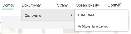 Najvyššie úrovne navigácie