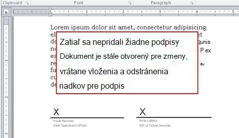 Dokument bez prvého podpisu, a teda ešte stále otvorený pre zmeny