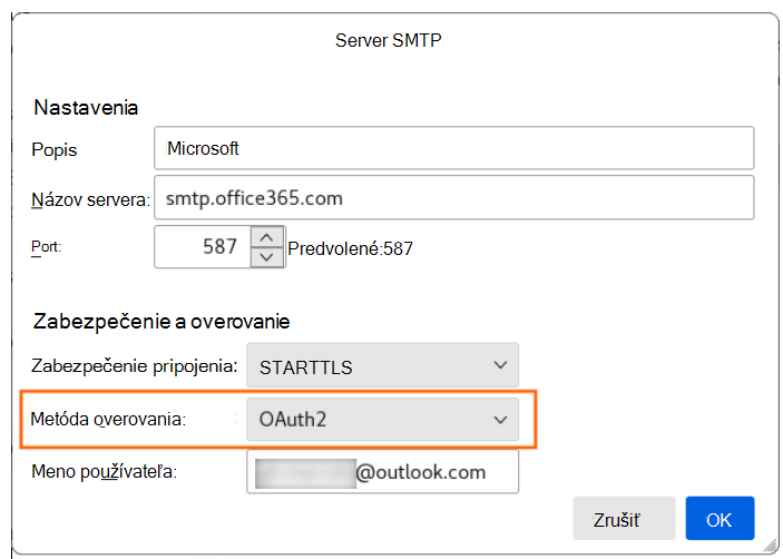Snímka obrazovky 3 prehliadača Thunderbird